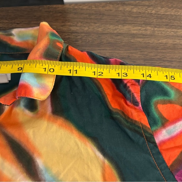 GAP Kids Vibrant Multicolor Button Down Shirt Youth 10 - Picture 7 of 9